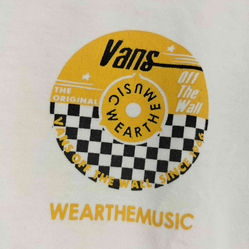 バンズ VANS × WEARTHEMUSIC CHECKER Tee チェッカー Tシャツ メンズ import:M