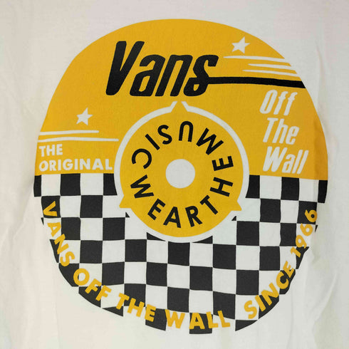 バンズ VANS × WEARTHEMUSIC CHECKER Tee チェッカー Tシャツ メンズ import:M