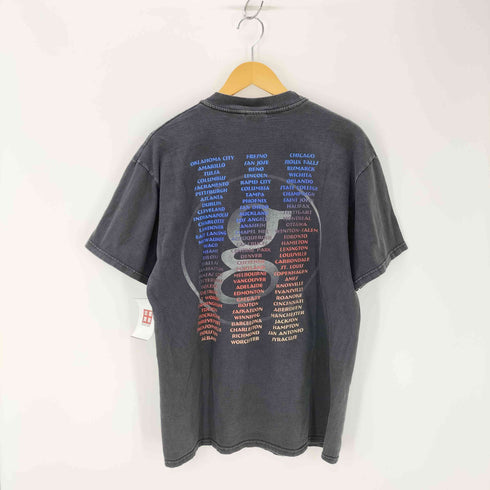 ヘインズ Hanes 90S-00S 両面プリントクルーネックTシャツ メンズ JPN:L