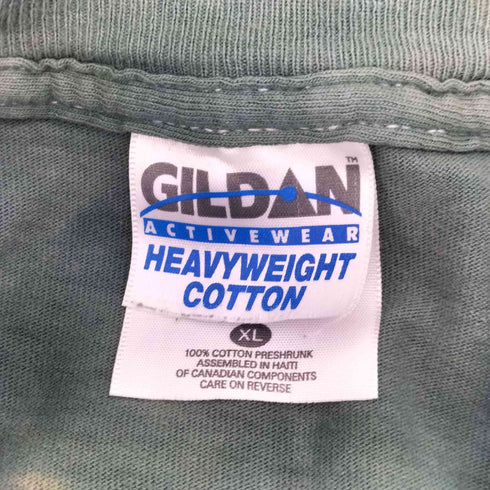 ギルダン GILDAN 00S 両面プリント タイダイ染 プリントクルーネックTシャツ メンズ JPN:XL