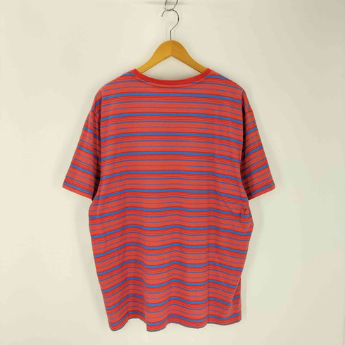 マルチボーダー プリントクルーネックTシャツ メンズ JPN:XL