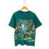 90S USA製 RAIN FOREST アニマルプリント 両面プリント クルーネックTシャツ メンズ JPN:M