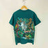 90S USA製 RAIN FOREST アニマルプリント 両面プリント クルーネックTシャツ メンズ JPN:M