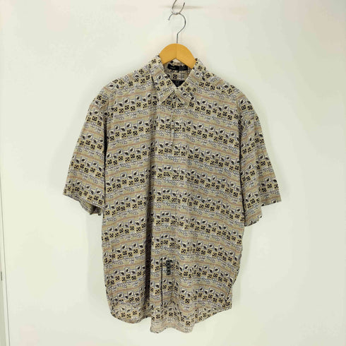 ENRO コットンレーヨン 総柄アロハシャツ メンズ JPN:L