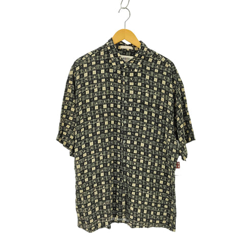 カンピアモダ CAMPIA MODA 100%レーヨン 総柄アロハシャツ メンズ JPN:XL