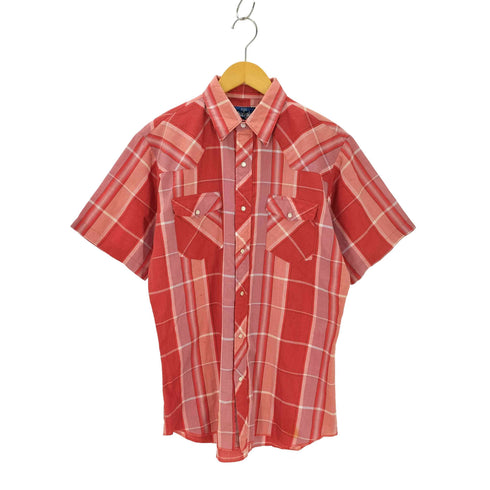 ラングラー Wrangler 80S チェック柄 ウェスタンシャツ メンズ JPN:M