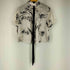 ザラ ZARA リボン付き 花柄 S/S シャツ レディース import:S