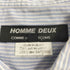 コムデギャルソンオムドゥ COMME des GARCONS HOMME DEUX ペイズリー切替ストライプドレスシャツ メンズ JPN:S