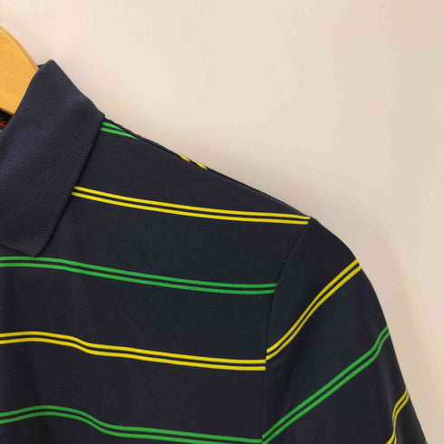 アールエルエックスラルフローレン RLX RALPH LAUREN ボーダー ロゴプリント S/Sポロシャツ メンズ JPN:XS