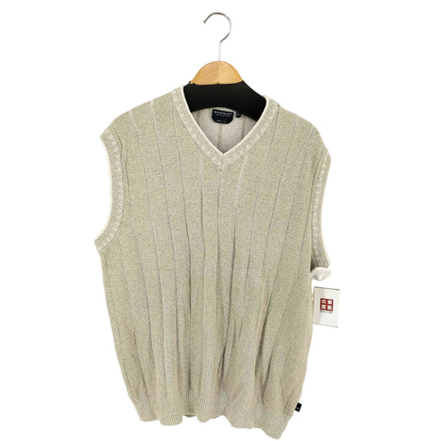 イタリア製 WESTBURY ストライプニットベスト メンズ import:XXL