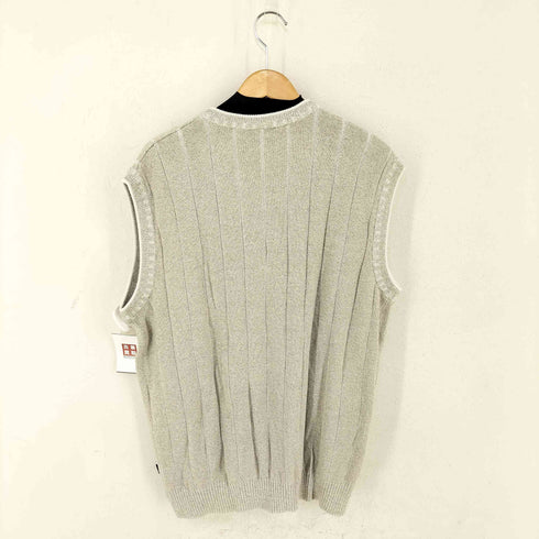イタリア製 WESTBURY ストライプニットベスト メンズ import:XXL