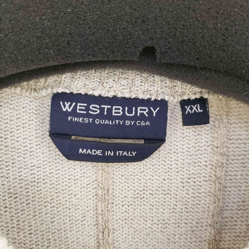 イタリア製 WESTBURY ストライプニットベスト メンズ import:XXL