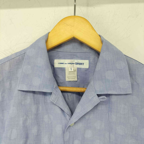 コムデギャルソンシャツ COMME des GARCONS SHIRT ドット柄 オープンカラー半袖シャツ メンズ JPN:S