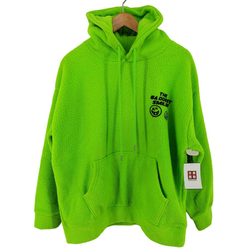 INCHIC CLOTHING ワンポイントフリースパーカー メンズ