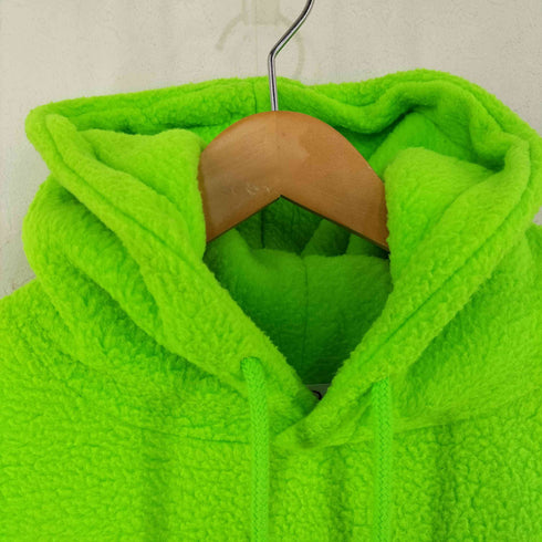 INCHIC CLOTHING ワンポイントフリースパーカー メンズ