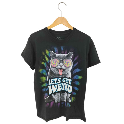 DOM CATプリントTee サイケデリック メンズ import:M