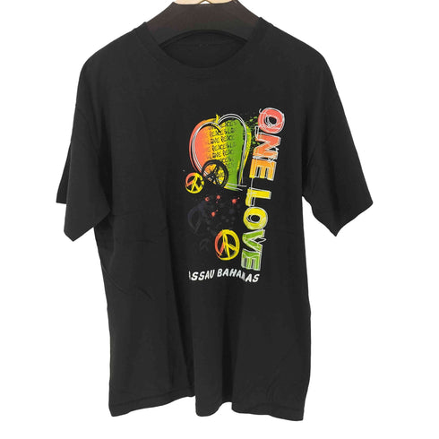 ONE LOVE PEACE プリントTee メンズ