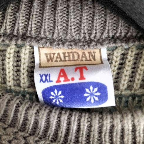 A.T クルーネックボーダーニット メンズ import:XXL