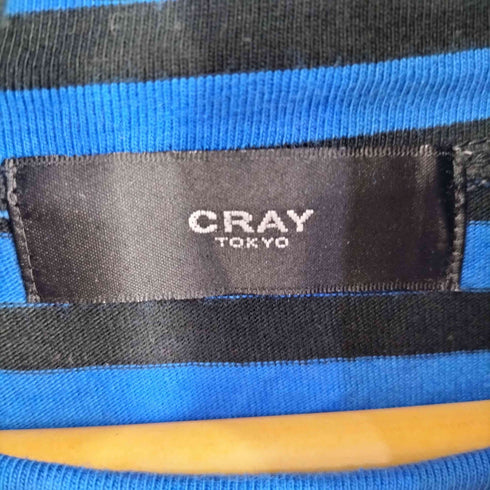 CRAY TOKYO タートルネックボーダーカットソー メンズ