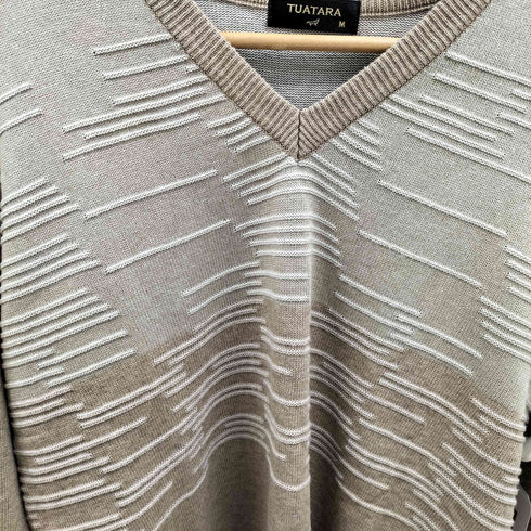 TUATARA Vネック ニット セーター メンズ JPN:M