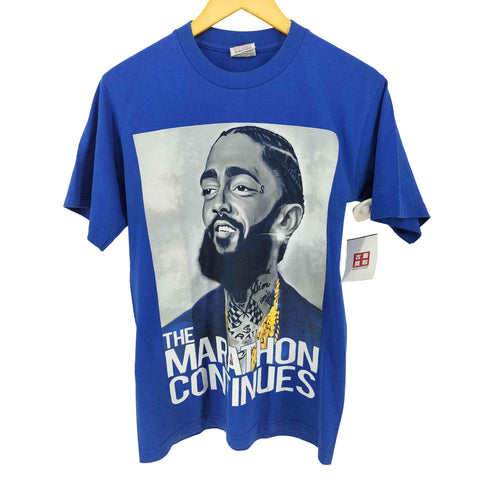 5PRO THE MARATHON CONTINUES フロントプリントTee メンズ import:M