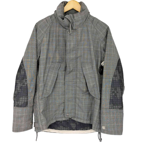 ジュンヤワタナベコムデギャルソンマン JUNYA WATANABE COMME des GARCONS MAN チェック切替 デザイン ジャケット メンズ JPN:XS
