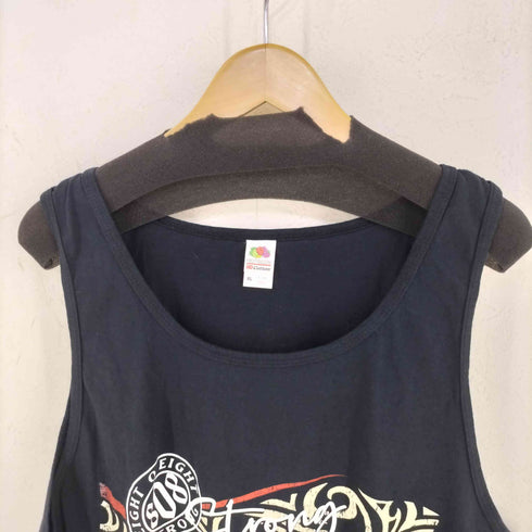 フルーツオブザルーム FRUIT OF THE LOOM 808 フロントプリントタンクトップ メンズ import:XL