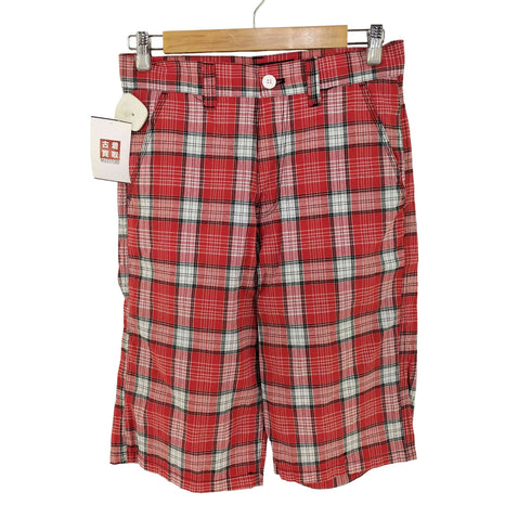 サウスポール SOUTHPOLE チェックハーフパンツ ラメ メンズ US:30-31