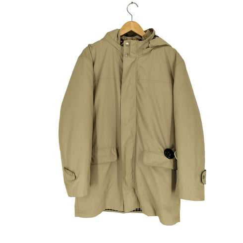 アクアスキュータム AQUASCUTUM ライナー付きフーデッドダウンコート メンズ JPN:L