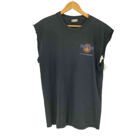 ハードロックカフェ Hard Rock Cafe 両面プリントノースリーブTシャツ メンズ L