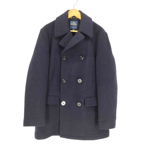 ブルックスブラザーズ BROOKS BROTHERS ダブルブレストピーコート 裏地タータンチェック メンズ JPN:M