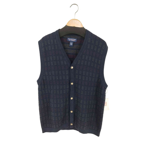 90S ROUND TREE &YORKY デザインニットベスト メンズ import:L