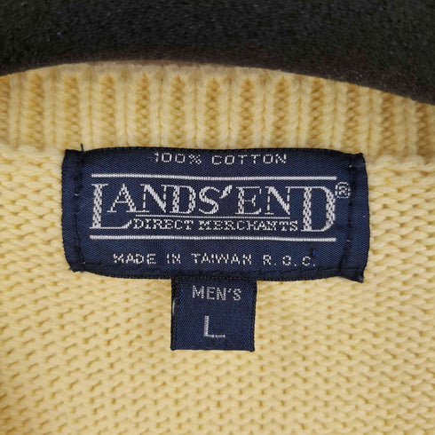 ランズエンド LANDS END 90S ニットベスト メンズ import:L