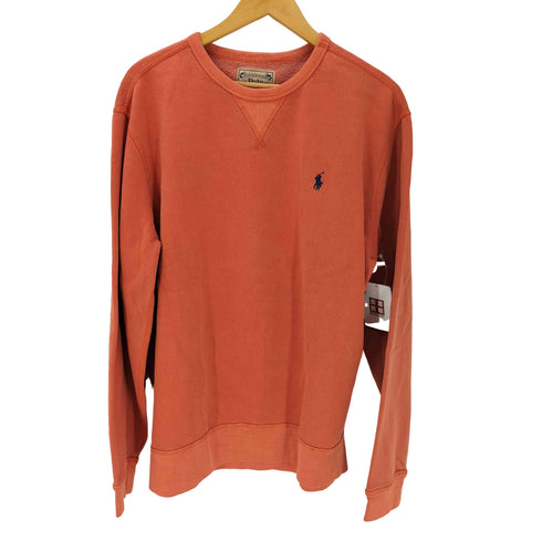 ポロラルフローレン POLO RALPH LAUREN ヴィンテージ加工 前V スウェット メンズ import:L