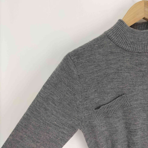 クラネ CLANE モックネック ウール フレア ニット ワンピース レディース JPN:36