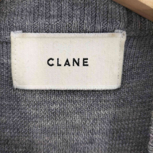 クラネ CLANE モックネック ウール フレア ニット ワンピース レディース JPN:36