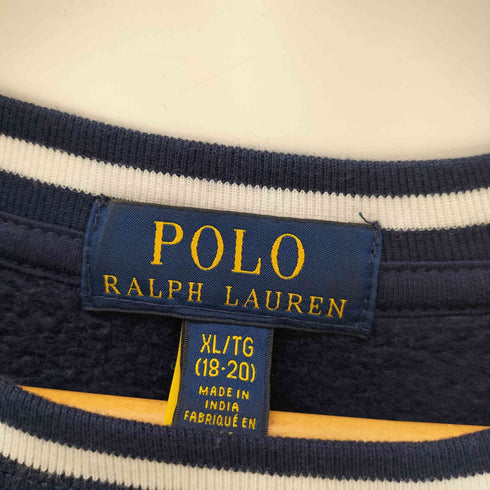 ポロラルフローレン POLO RALPH LAUREN ポニー刺繍 前V スウェット レディース XL 18-20