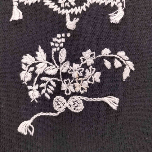 ケイタマルヤマ KEITA MARUYAMA 刺繍 ウールニットベスト レディース 2