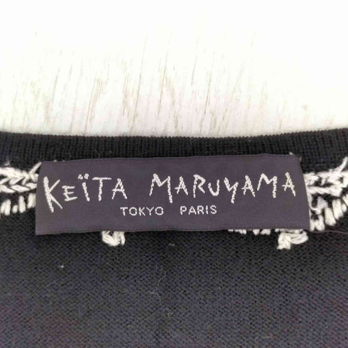 ケイタマルヤマ KEITA MARUYAMA 刺繍 ウールニットベスト レディース 2