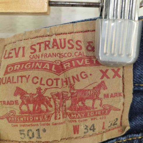 リーバイス Levis メキシコ製 501 ストレートデニムパンツ 4032 メンズ 34/32