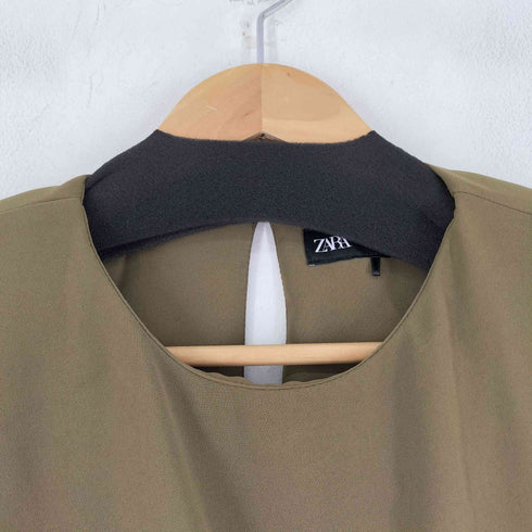 ザラ ZARA スリットミディワンピース レディース import:S