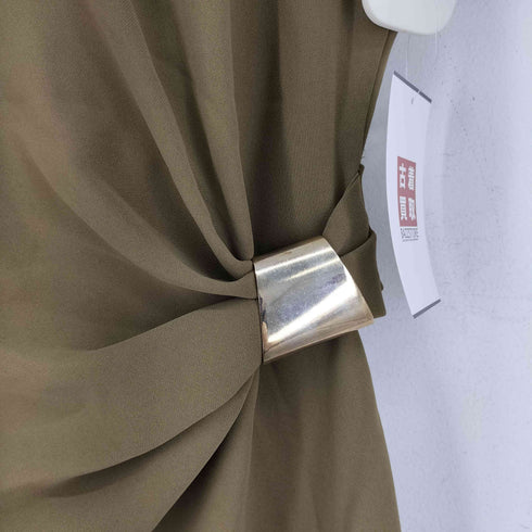 ザラ ZARA スリットミディワンピース レディース import:S