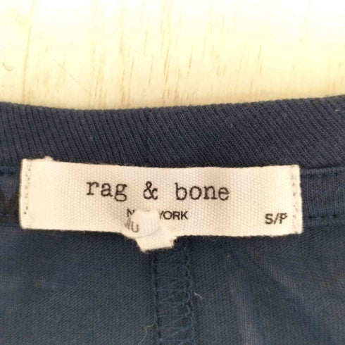 ラグアンドボーン rag&bone フラワー柄 クルーネックシアーTシャツ レディース S/P