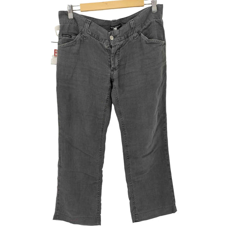 ドルチェアンドガッバーナ DOLCE&GABBANA 00S イタリア製 リネン パンツ メンズ 46