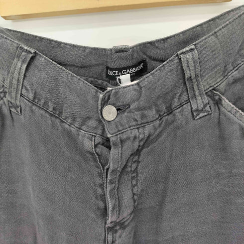 ドルチェアンドガッバーナ DOLCE&GABBANA 00S イタリア製 リネン パンツ メンズ 46
