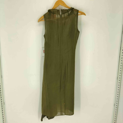 シビラ Sybilla シアーノースリーブワンピース レディース