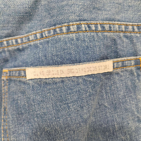 ヤングアンドオルセン YOUNG & OLSEN カットオフ フジンジ フレアデニムパンツ レディース 28