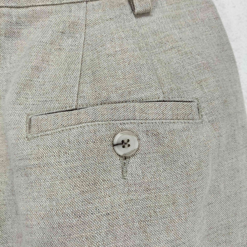 リズ クレイボーン LIZ Claiborne リネン センタープレス スラックスパンツ メンズ 8