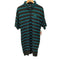エックスガール X-girl STRIPED PIQUE HALF ZIP S/S DRESS ボーダー ハーフ ジップ S/S ポロシャツ レディース JPN:2