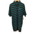 エックスガール X-girl STRIPED PIQUE HALF ZIP S/S DRESS ボーダー ハーフ ジップ S/S ポロシャツ レディース JPN:2